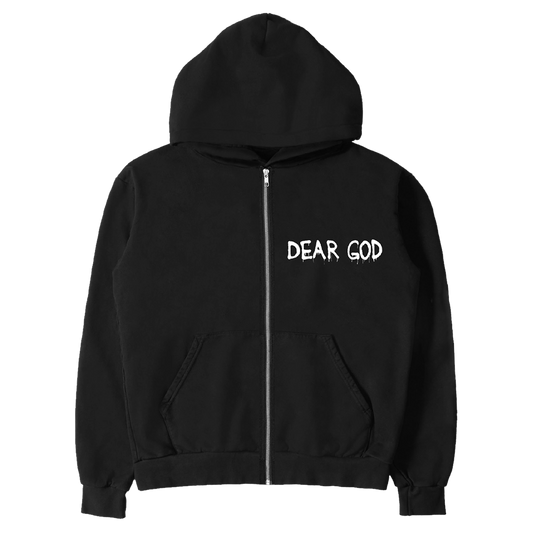 Dear God Zip Hoodie