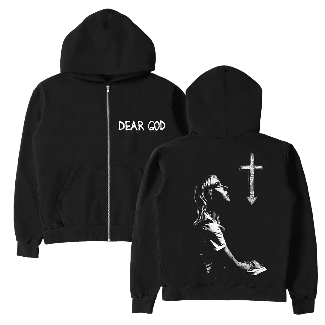 Dear God Zip Hoodie