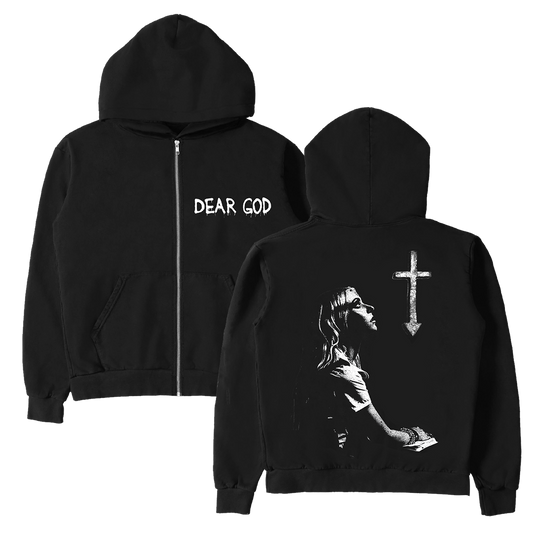 Dear God Zip Hoodie